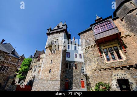 Château de Braunfels, Braunfels, Hesse, Deutschland, Europa Banque D'Images