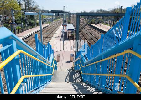 Alexandra Palace Railway Station, Station Road, Wood Green, London Borough of Haringey, Greater London, Angleterre, Royaume-Uni Banque D'Images