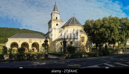 Église notre-Dame de la Encina à Arceniega Banque D'Images