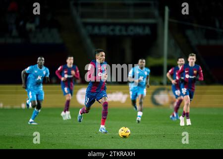 Barcelone, Espagne, 20, décembre 2023. Espagnol LaLiga EA Sports : FC Barcelona v UD Almeria. (11) Raphinha. Crédit : Joan G/Alamy Live News Banque D'Images