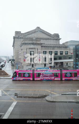 Kansas City, Missouri - 16 décembre 2023 : Union Station KC par une froide journée d'hiver Banque D'Images