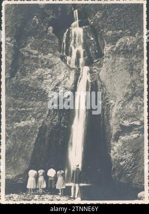 12/31/1932. Cascade de Ravine de l'enfer à Adeje -. Crédit : Album / Archivo ABC / Adalberto Benítez Banque D'Images