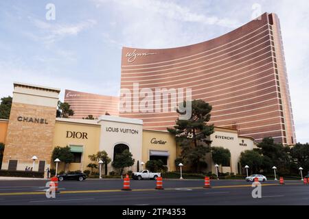 Vue générale du Wynn & encore Resorts à Las Vegas, Nevada, États-Unis. Photo prise le 11 décembre 2023. © Belinda Jiao jiao.bilin@gmail.com 075989 Banque D'Images