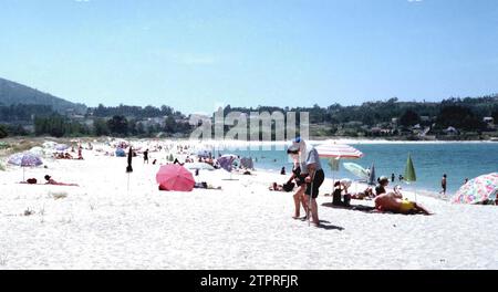 07/25/1998. Plage d'Aguieira, Noia. Crédit : Album / Archivo ABC / Antón García Banque D'Images