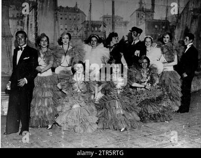 05/31/1935. Au profit du Pavillon des enfants de la tuberculose, une soirée théâtrale a été organisée, avec la coopération de Distinguished Ladies. (Photo Cacho). Crédit : Album / Archivo ABC / Cacho Banque D'Images