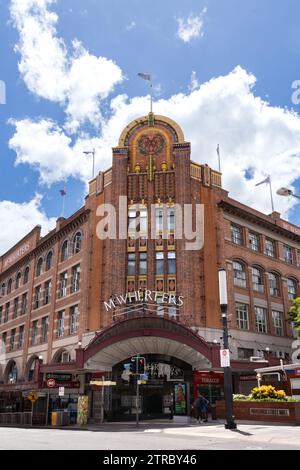 McWhirters, ancien grand magasin classé sur Wickham Street, Fortitude Valley, Brisbane Banque D'Images