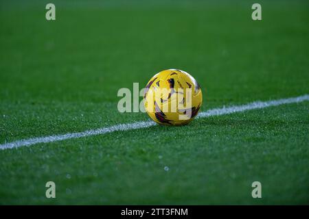 Barcelone, ESP. 20 décembre 2023. FC BARCELONA vs UD ALMERIA 20 décembre 2023 ballon officiel pendant le match entre le FC Barcelona et UD Almeria correspondant à la dix-huit journée de la Liga EA Sports à Olimpic Stadium Lluis Companys de Montjuïc à Barcelone, Espagne. Crédit : Rosdemora/Alamy Live News Banque D'Images