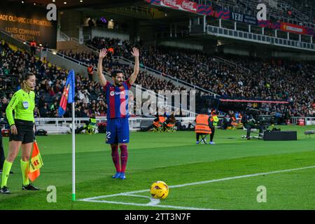 Barcelone, ESP. 20 décembre 2023. FC BARCELONE vs UD ALMERIA 20 décembre 2023 Ilkay Gündogan (22) du FC Barcelone lors du match entre le FC Barcelone et UD Almeria correspondant à la dix-huit journée de la Liga EA Sports à l'Olimpic Stadium Lluis Companys de Montjuïc à Barcelone, Espagne. Crédit : Rosdemora/Alamy Live News Banque D'Images