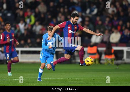 Barcelone, ESP. 20 décembre 2023. FC BARCELONE vs UD ALMERIA 20 décembre 2023 Ilkay Gündogan (22) du FC Barcelone lors du match entre le FC Barcelone et UD Almeria correspondant à la dix-huit journée de la Liga EA Sports à l'Olimpic Stadium Lluis Companys de Montjuïc à Barcelone, Espagne. Crédit : Rosdemora/Alamy Live News Banque D'Images