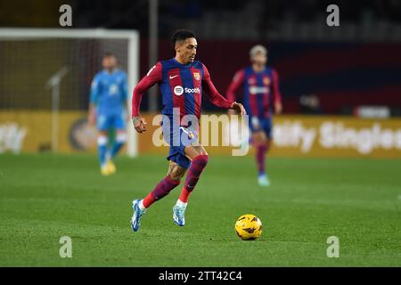 Barcelone, ESP. 20 décembre 2023. FC BARCELONE vs UD ALMERIA 20 décembre 2023 Raphina (11) du FC Barcelone lors du match entre le FC Barcelone et UD Almeria correspondant à la dix-huit journée de la Liga EA Sports à l'Olimpic Stadium Lluis Companys de Montjuïc à Barcelone, Espagne. Crédit : Rosdemora/Alamy Live News Banque D'Images