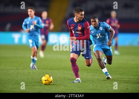 Barcelone, ESP. 20 décembre 2023. FC BARCELONE vs UD ALMERIA 20 décembre 2023 Ferran Torres (7) du FC Barcelone lors du match entre le FC Barcelone et UD Almeria correspondant à la dix-huit journée de la Liga EA Sports à l'Olimpic Stadium Lluis Companys de Montjuïc à Barcelone, Espagne. Crédit : Rosdemora/Alamy Live News Banque D'Images