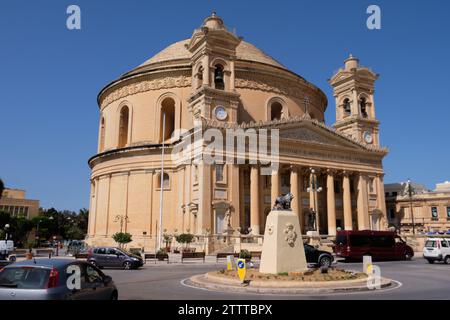 Rotunda, la célèbre église en dôme du 19e siècle de St. Marie qui le 9 avril 1942 a donné refuge à plus de 300 personnes lors d'une attaque aérienne de l'ennemi p Banque D'Images