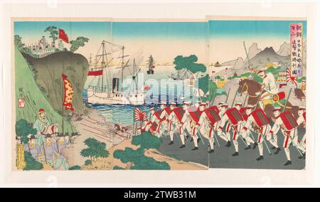 Japanese war pro, c. 1894 - c. 1905 Japan couleur woodcut Japan couleur woodcut Banque D'Images