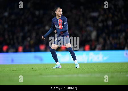 Paris, France. 20 décembre 2023. Ethan Mbappe lors du match de football de Ligue 1 entre le Paris Saint-Germain PSG et le FC Metz au Parc des Princes à Paris, France, le 20 décembre 2023. Crédit : Victor Joly/Alamy Live News Banque D'Images