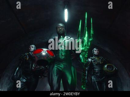 YAHYA ABDUL-MATEEN II DANS AQUAMAN ET LE ROYAUME PERDU (2023), RÉALISÉ PAR JAMES WAN. Crédit : Warner Bros. (Warner Bros. Photos) DC Entertainment monstre atomique la Société Safran / Album Banque D'Images