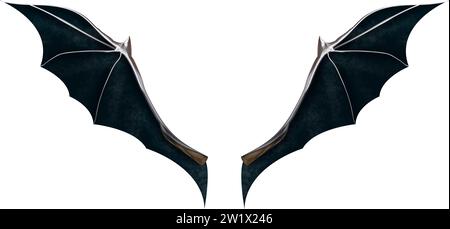 ailes de chauve-souris, démons Banque D'Images