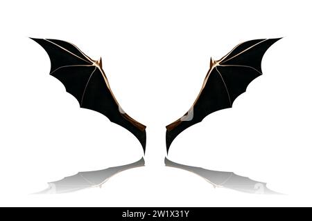 ailes de chauve-souris, démons Banque D'Images