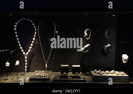 L'exposition "Johnny Hallyday, l'exposition" à Paris Expo porte de Versailles à Paris, France le 21 décembre 2023, ouvrira ses portes du 22 décembre 2023 au 19 juin 2024. Photo de Jerome Dominé/ABACAPRESS.COM crédit : Abaca Press/Alamy Live News Banque D'Images