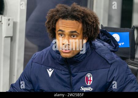 Milan, Italie - décembre 20 2023 - Inter-Bologna Coppa Italia ottavi di finale - joshua zirkzee bologne crédit : Kines Milano/Alamy Live News Banque D'Images