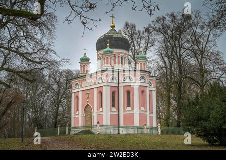 Alexander-Newski-Gedächtniskirche, Kolonie Alexandrowka, Potsdam, Brandenburg, Deutschland Banque D'Images