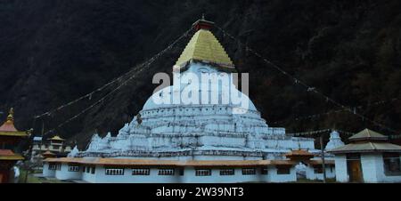 gorsam chorten, célèbre lieu religieux et temple bouddhiste près du village de zemithang dans le district de tawang dans l'arunachal pradesh, au nord-est de l'inde Banque D'Images