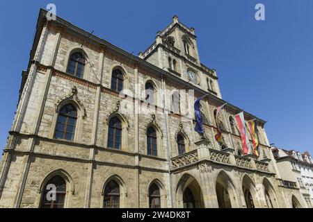 Altes Rathaus, Marktplatz, Weimar, Thüringen, Allemagne Banque D'Images