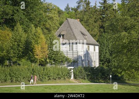 Goethes Gartenhaus, Park an der Ilm, Weimar, Thüringen, Allemagne Banque D'Images
