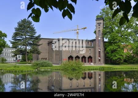 Brandenburgisches Landesmuseum für Moderne Kunst, ehemaliges Dieselkraftwerk, Am Amtsteich, Cottbus, Brandebourg, Allemagne Banque D'Images