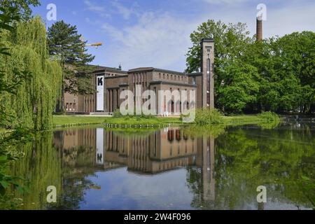 Brandenburgisches Landesmuseum für Moderne Kunst, ehemaliges Dieselkraftwerk, Am Amtsteich, Cottbus, Brandebourg, Allemagne Banque D'Images