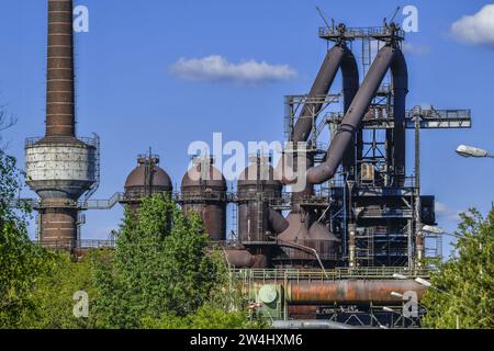 Hochofen Hüttenwerk, Arcelor Mittal, Eisenhüttenstadt, Brandebourg, Allemagne Banque D'Images