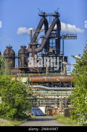 Hochofen Hüttenwerk, Arcelor Mittal, Eisenhüttenstadt, Brandebourg, Allemagne Banque D'Images