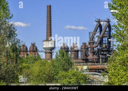 Hochofen Hüttenwerk, Arcelor Mittal, Eisenhüttenstadt, Brandebourg, Allemagne Banque D'Images