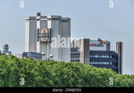Becks Bier Brauerei, Anheuser Busch InBev, Bremen, Allemagne Banque D'Images