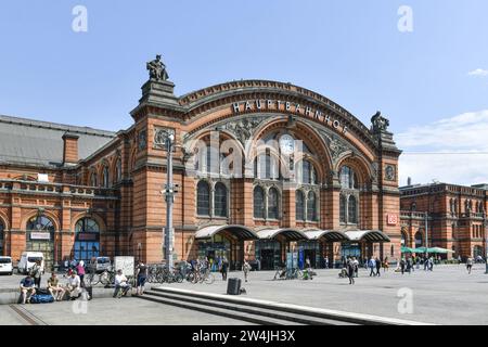 Hauptbahnhof, Bahnhofsplatz, Brême, Allemagne Banque D'Images