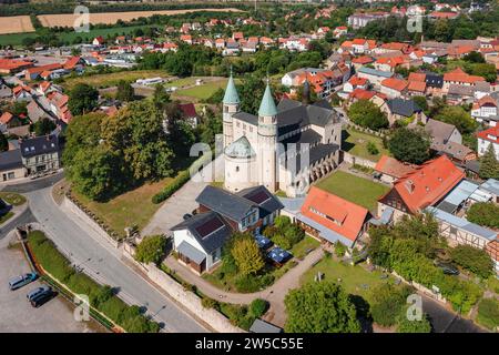 Cathédrale St Cyriakus, Gernrode, Saxe-Anhalt, Allemagne, Gernrode, Saxe-Anhalt, Allemagne Banque D'Images