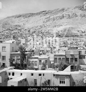 Image de la ville de Damas ca. 1950-1955 Banque D'Images