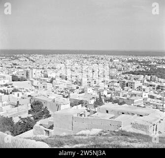 Aperçu de la ville de Damas ca. 1950-1955 Banque D'Images