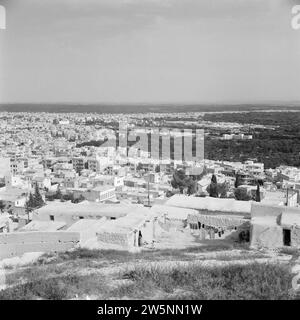 Aperçu de la ville de Damas ca. 1950-1955 Banque D'Images