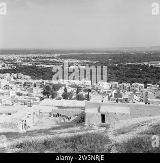 Aperçu de la ville de Damas ca. 1950-1955 Banque D'Images