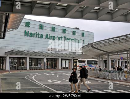 Terminal 1 de l'aéroport international de Narita, Japon Banque D'Images