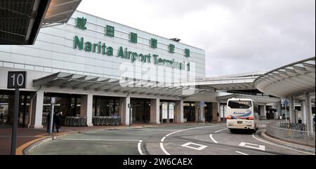 Terminal 1 de l'aéroport international de Narita, Japon Banque D'Images