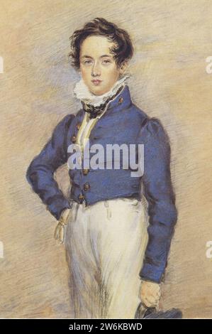 William Sterndale Bennett par James Warren Childe, c. 1832. Banque D'Images