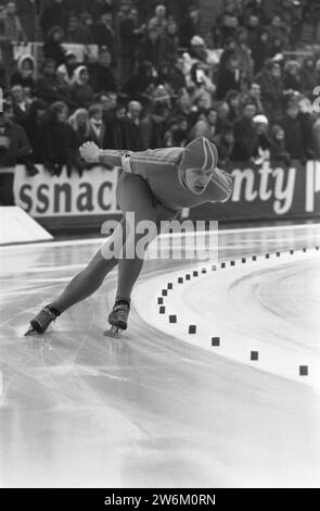 Compétitions de patinage pour la première coupe du monde ISSL pour professionnels à de Uithof à la Haye ca. 6 janvier 1973 Banque D'Images