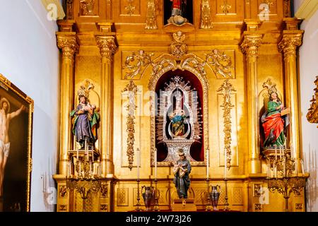 Capilla de la Virgen del Castillo - Chapelle de notre-Dame d'el Castillo. Église de St. Genesius d'Arles. Madrid, Comunidad de Madrid, Espagne, Europe Banque D'Images