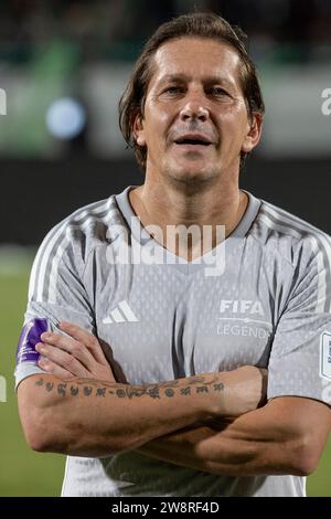 Jeddah, Arabie saoudite. 21 décembre 2023. Al Ahli Sports Club JEDDAH, ARABIE SAOUDITE - 21 DÉCEMBRE : Míchel Salgado après le match Saudi Legends and World Legends au Al Ahli Sports Club le 21 décembre 2023 à Jeddah, Arabie Saoudite. (Photo de Richard Callis//SPP) (Richard Callis/SPP) crédit : SPP Sport Press photo. /Alamy Live News Banque D'Images