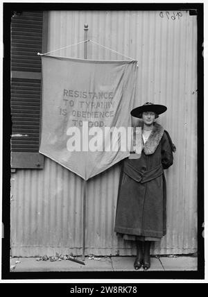 WOMAN SUFFRAGE UNIVERSEL (MISC. Les suffragettes individuels) Banque D'Images