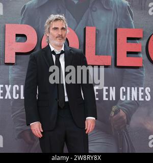 Le photocall de la première du film NAPOLÉON au Museo del Prado à Madrid le 20 novembre 2023 Espagne avec : Joaquin Phoenix où : Madrid, Espagne quand : 20 novembre 2023 crédit : Oscar Gonzalez/WENN Banque D'Images