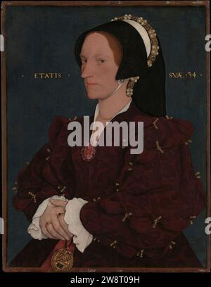 Atelier de Hans Holbein le Jeune - Portrait de Margaret Wyatt, Lady Lee (1540). Banque D'Images