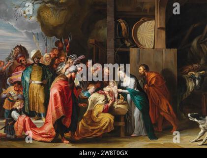 Atelier de Pierre Paul Rubens - l'adoration des Mages. Banque D'Images