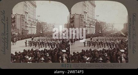 Wrau-1905-inaugural-parade-cadets. Banque D'Images